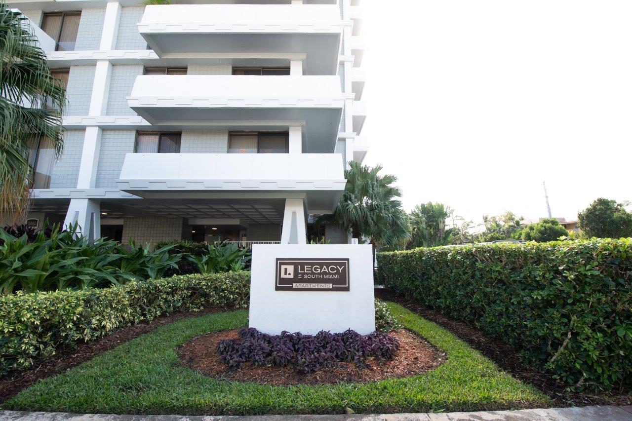 Monument sign of Legacy at South Miami