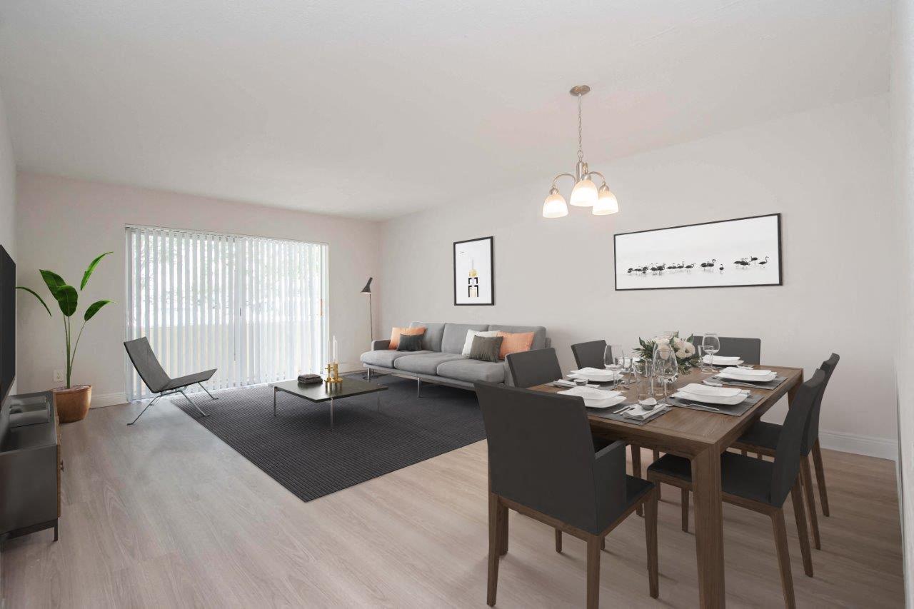 Rendering of living room