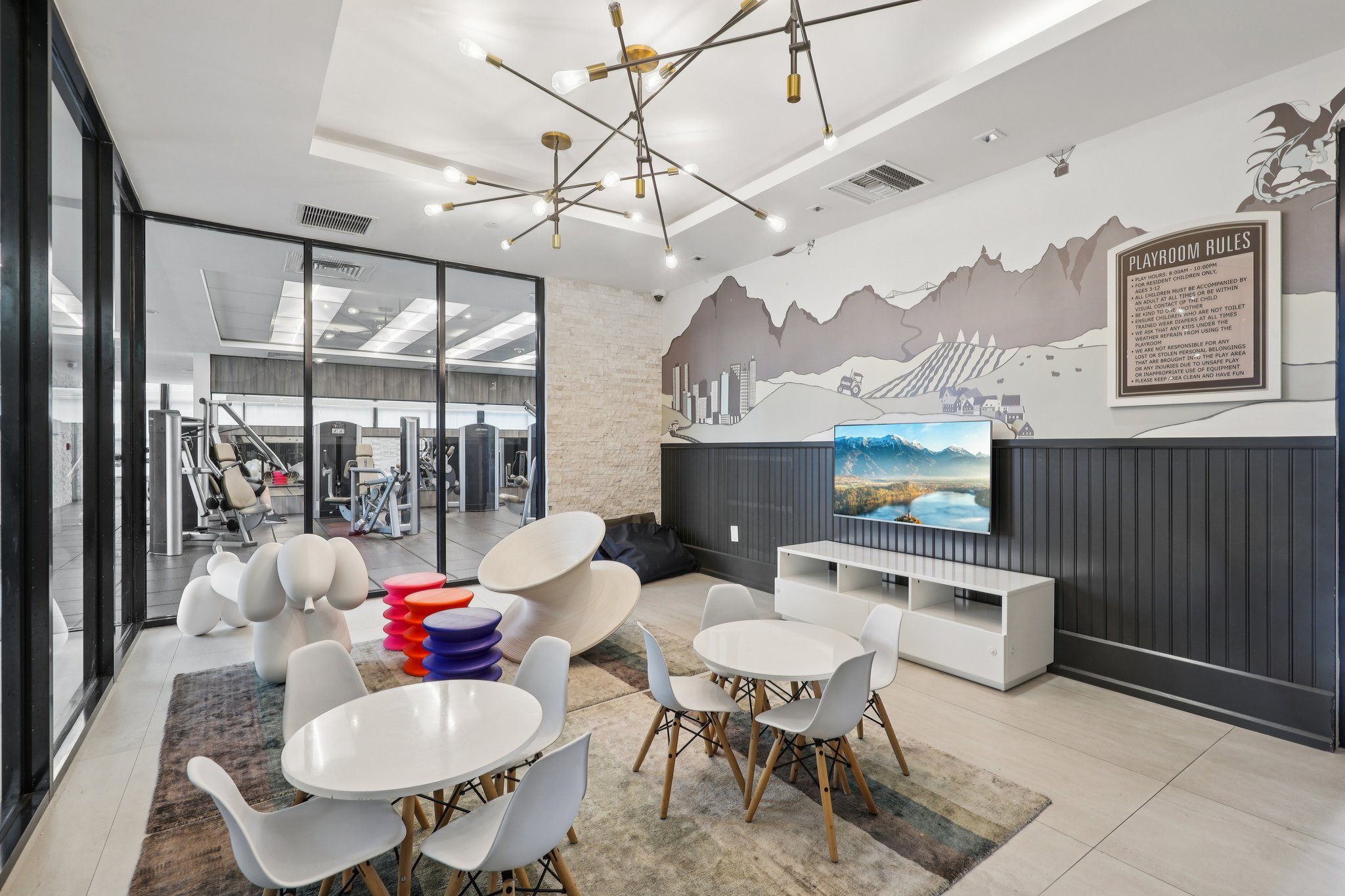 Clubhouse Gym Kid Playroom